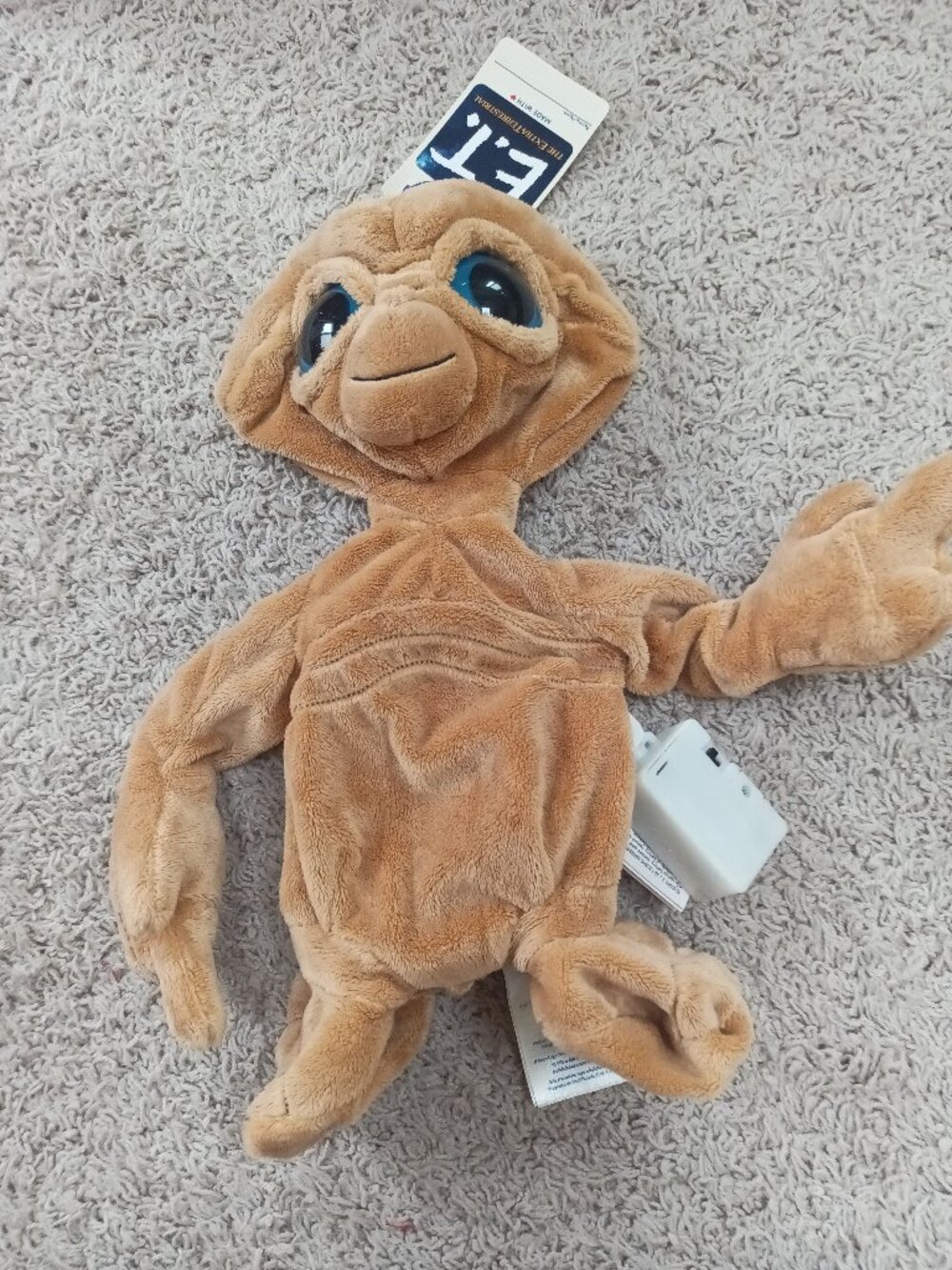 New Build-A-Bear E.T. UNStuffed Plush Animal Light Up Finger NWT 2023 ET BAB